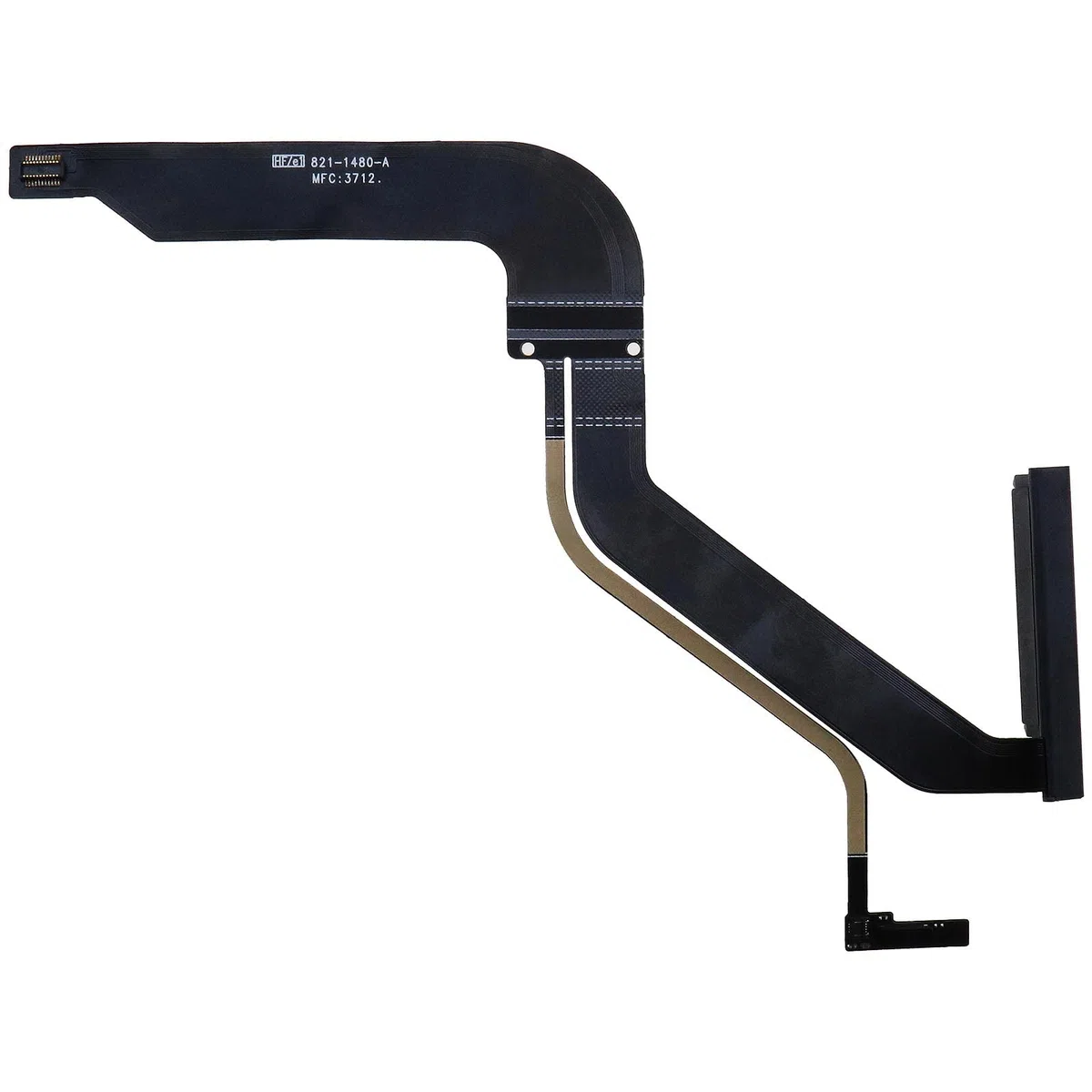 Cable flexible de repuesto para disco duro HDD 821-1480-A compatible con MacBook Pro Unibody de 13.3 pulgadas A1278 año 2012 solamente