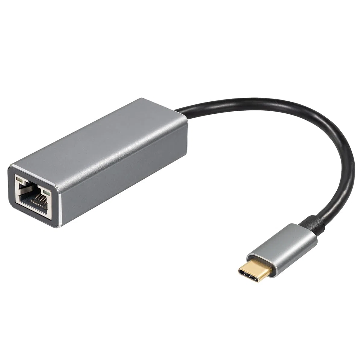 MAXTRACK Adaptador USB C LAN - Adaptador Ethernet USB-C a RJ45, Adaptador Ethernet USB-C de 1 Gbit/s, Compatible con MacBook, iPad Pro, portátiles, Carcasa de Aluminio, contactos Dorados, Plug & Play