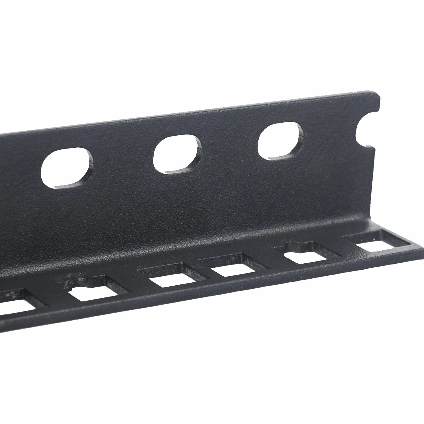 HMF 66810-02 - Riel de rack para armario de servidor, 2 unidades, 10 pulgadas, 10 U, color negro