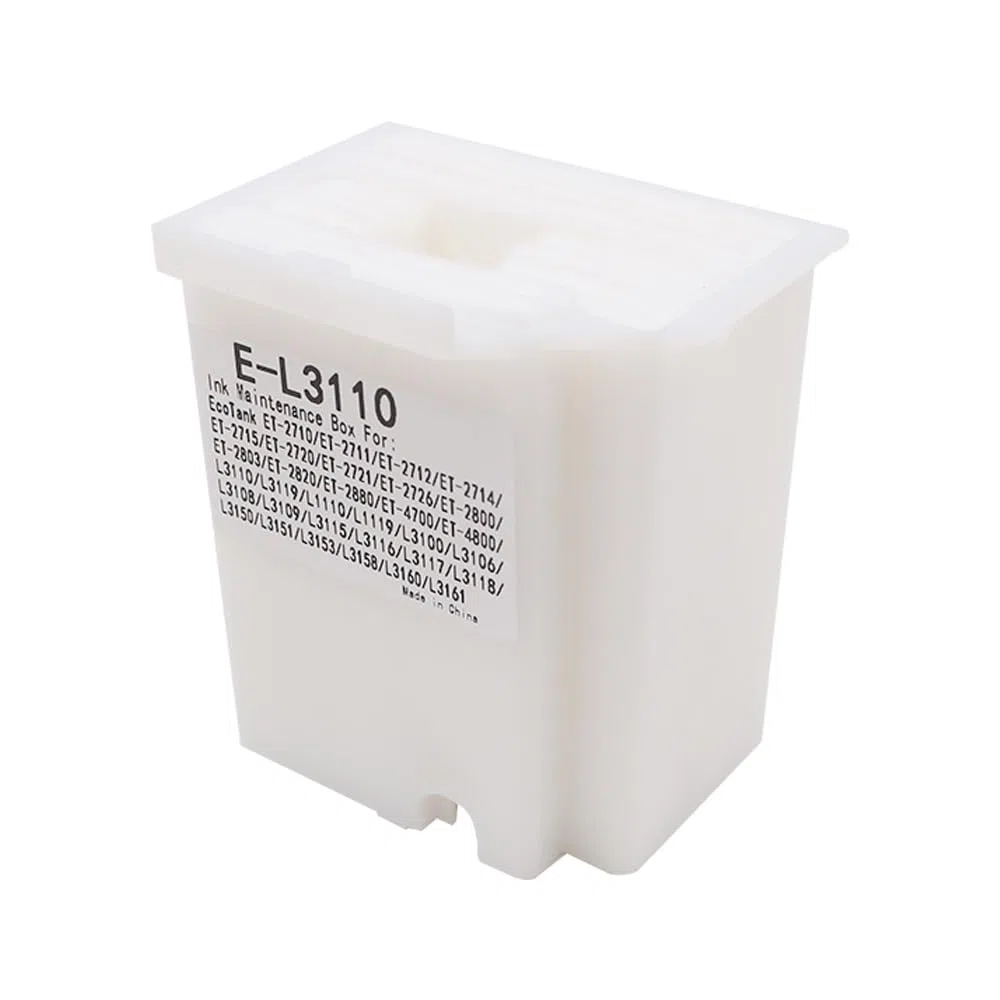 Sarini Tanque de Tinta Residual de 3 Piezas, Caja de Mantenimiento con Esponja para Impresora EcoTank ET-2810 ET-2812 ET-2814 ET-2803 ET-2715 ET-2720 ET-2721 ET-2726