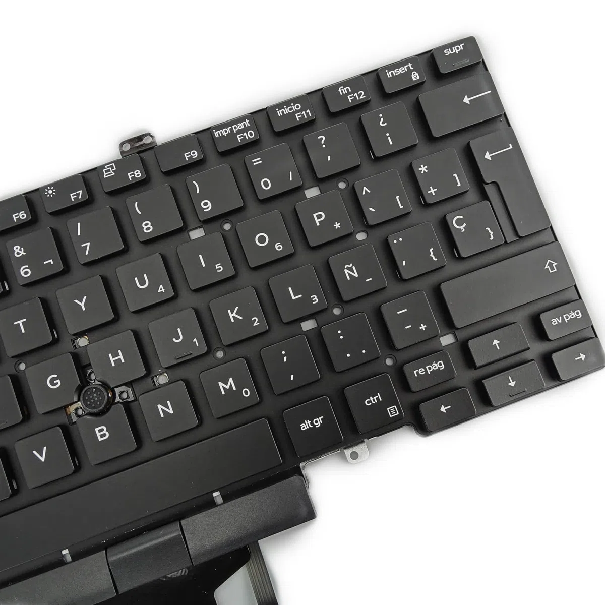 Teclado portátil para Dell Latitude 5400 5401 5410 5411 7400 7410 con retroiluminación (Español, Retroiluminación)