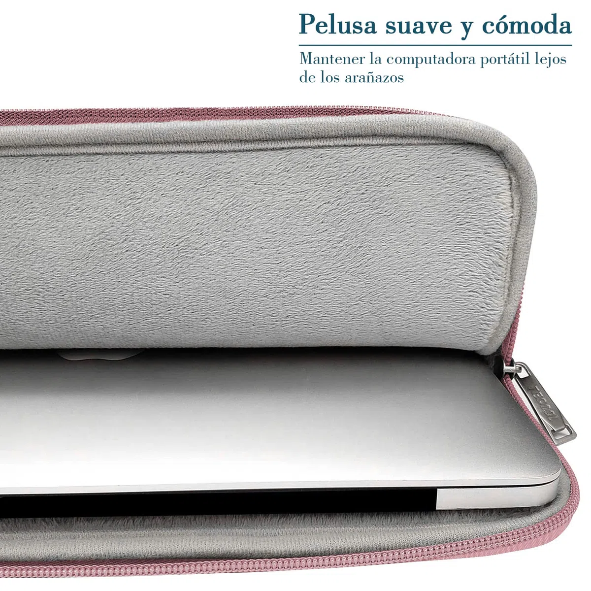 TECOOL 14 Pulgadas Funda Portátil para 14'' Lenovo thinkpad ideapad HP Pavilion Acer DELL Chromebook PC Notebook, Macbook Air 15 M3 M4 2025-2023,Protectora Funda Ordenador Impermeable 14,Rosa
