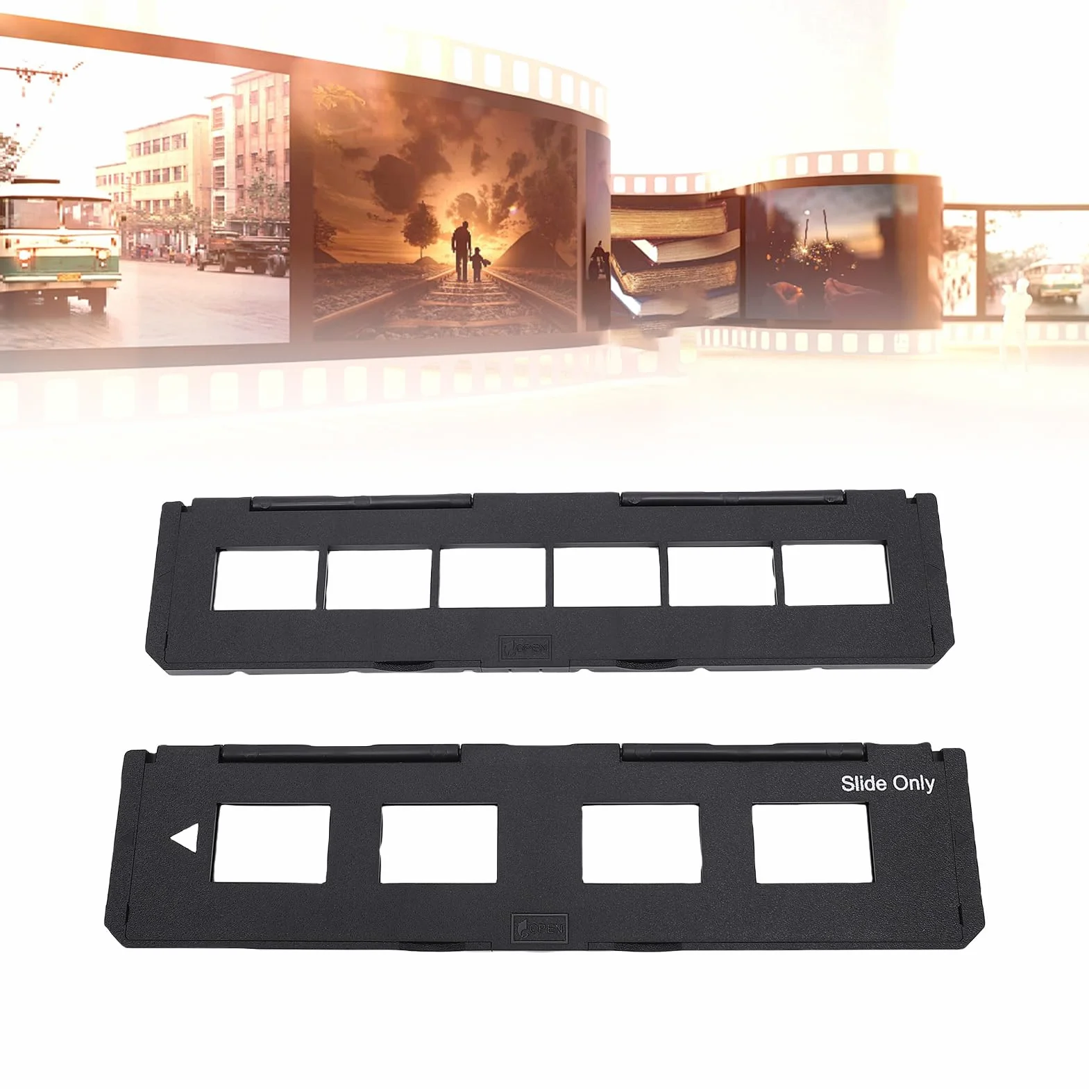 Annadue Soporte de Diapositiva de 135 Mm y Soporte de Película Negativa de 35 Mm para Escáner de Diapositivas/Películas (7200, 7200u), Protege y Aplanan Películas