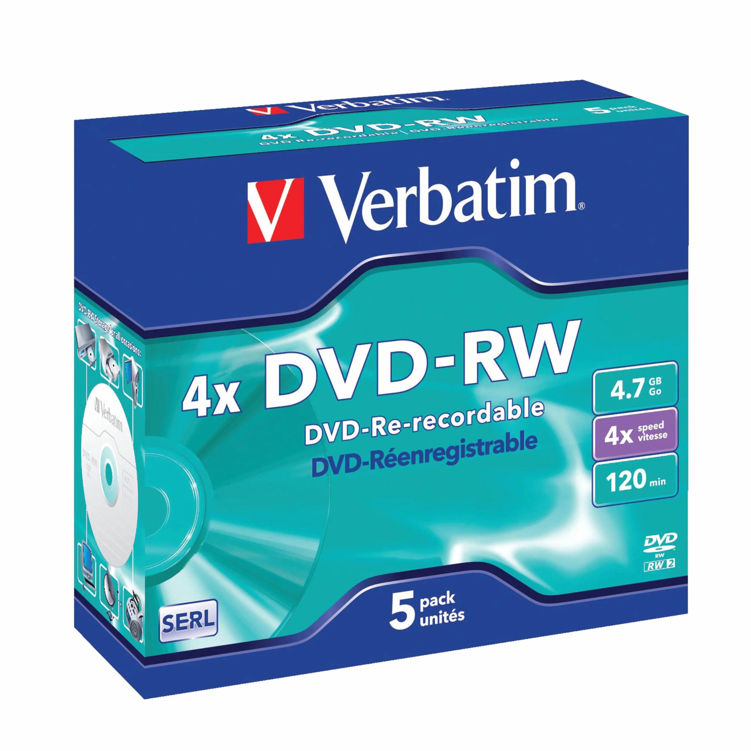Almacenamiento de Datos Externo Multicolor VERBATIM