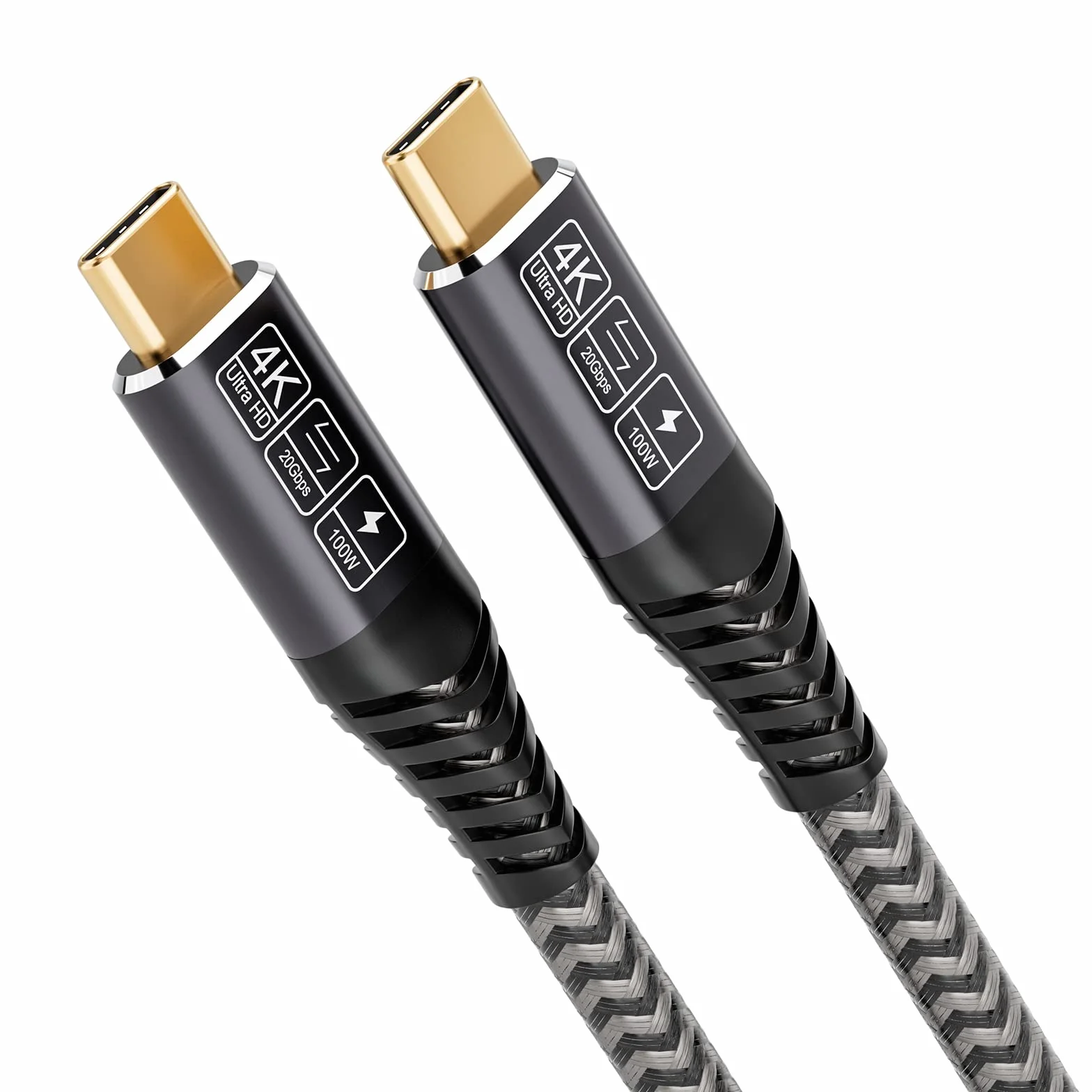 CAKOBLE Cable USB C a USB C 20 Gbps, USB 3.2 Gen2, 100W 20V/5A Cable Carga Rapida, 4K @ 60Hz de Transmisión Para Ordenadores Portátiles, Teléfonos Móviles, Dispositivos USBC 2M