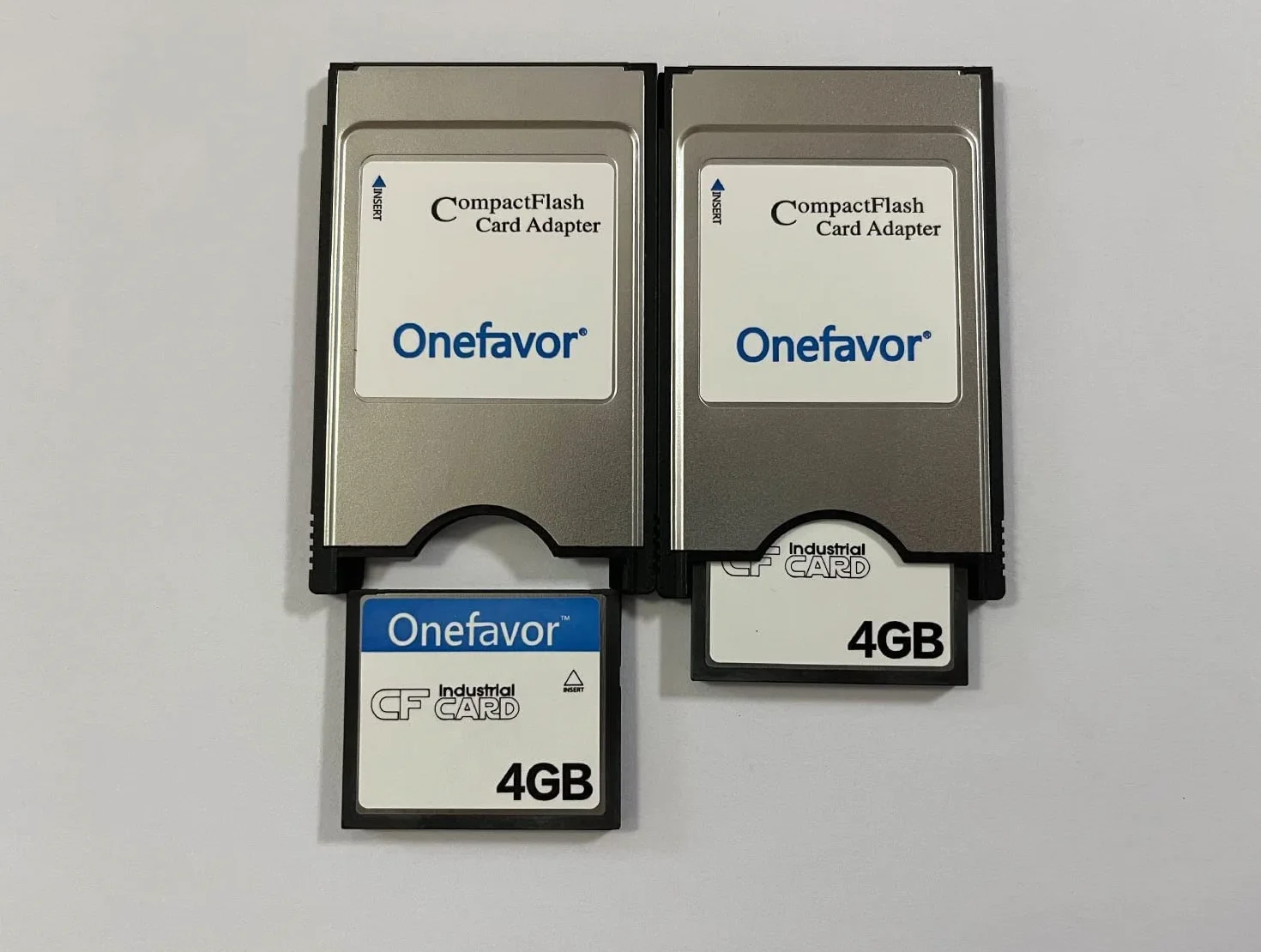 Tarjeta de memoria Compact Flash 128 MB 256 MB 512 MB CF 1 GB 2 GB 4G para máquina de control numérico CNC IPC adaptador PCMCIA (con tarjeta CF de 512 MB)