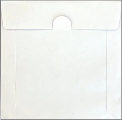 100 FUNDAS/SOBRES PARA CD Y DVD DE PAPEL COLOR BLANCO/Ref.4017