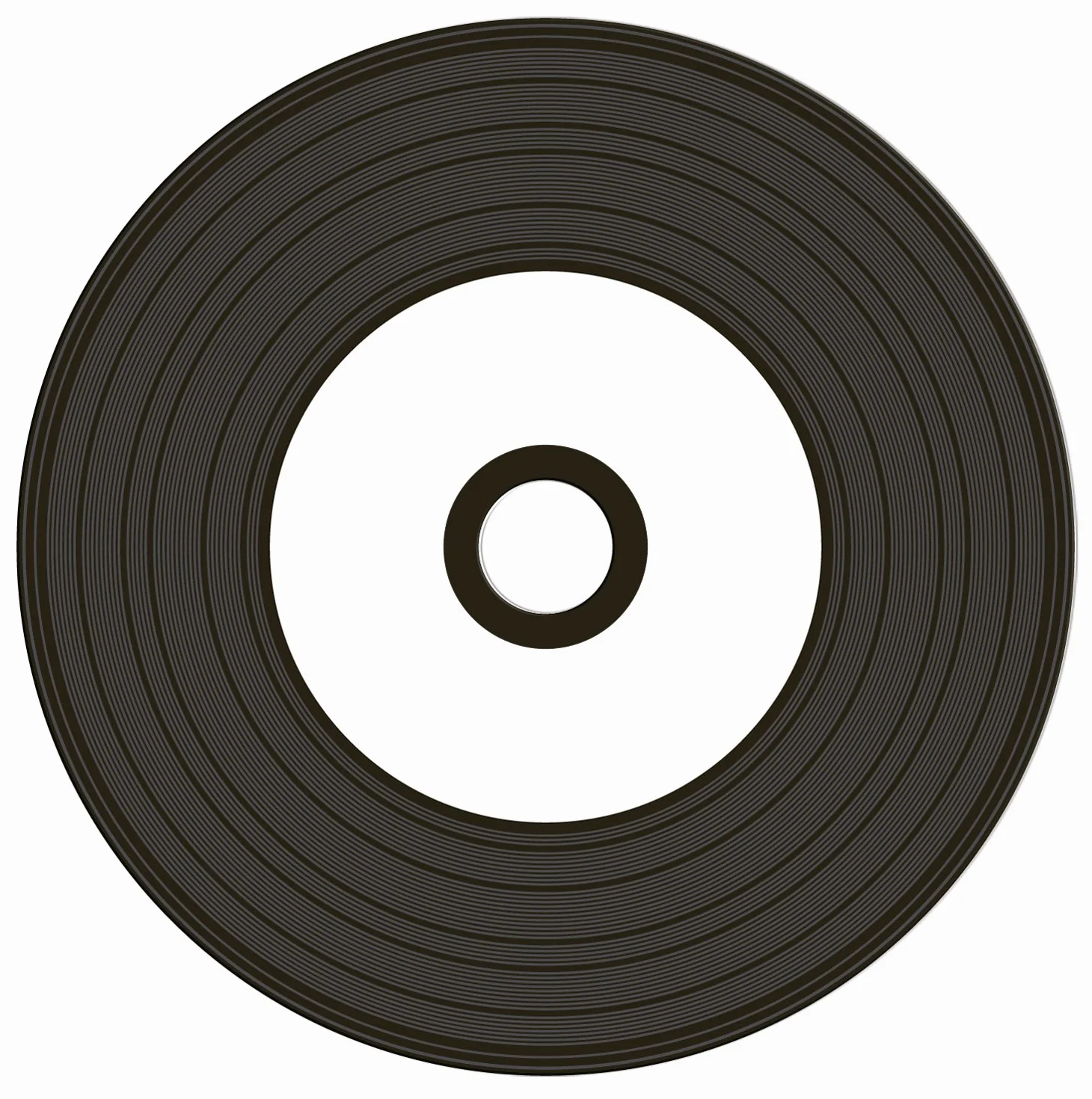 MediaRange MR226 - CD-R Imprimible con aspecto de disco de Vinilo, Pack de 50 unidades