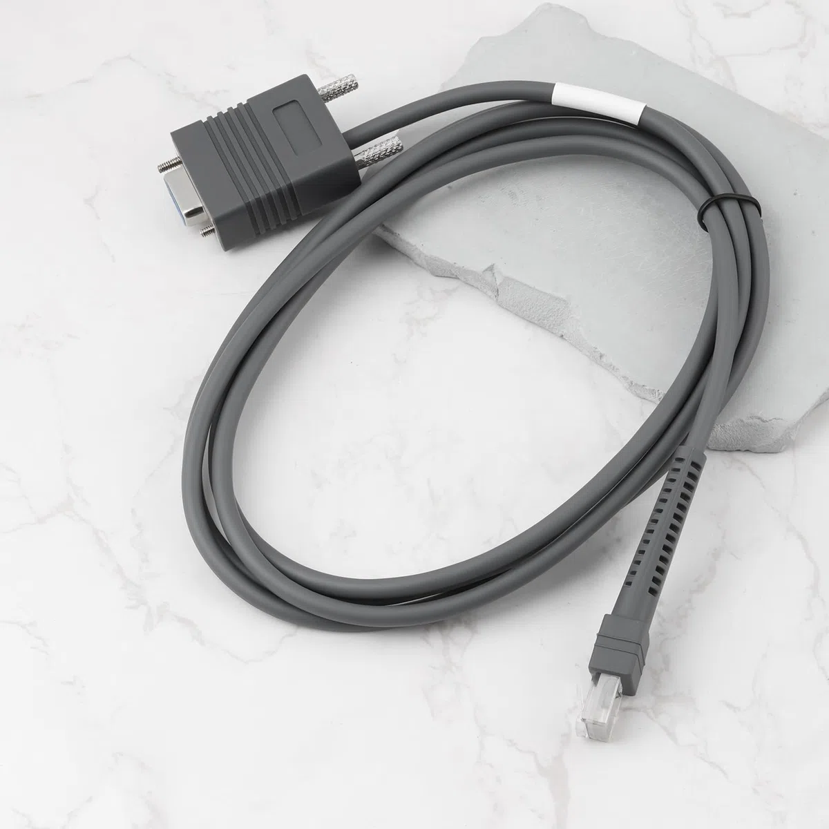 Cable serie de escáner de código de barras de 9 pines CBA-R01-S07PAR compatible con Symbol LS2208 RS232 (2 metros)