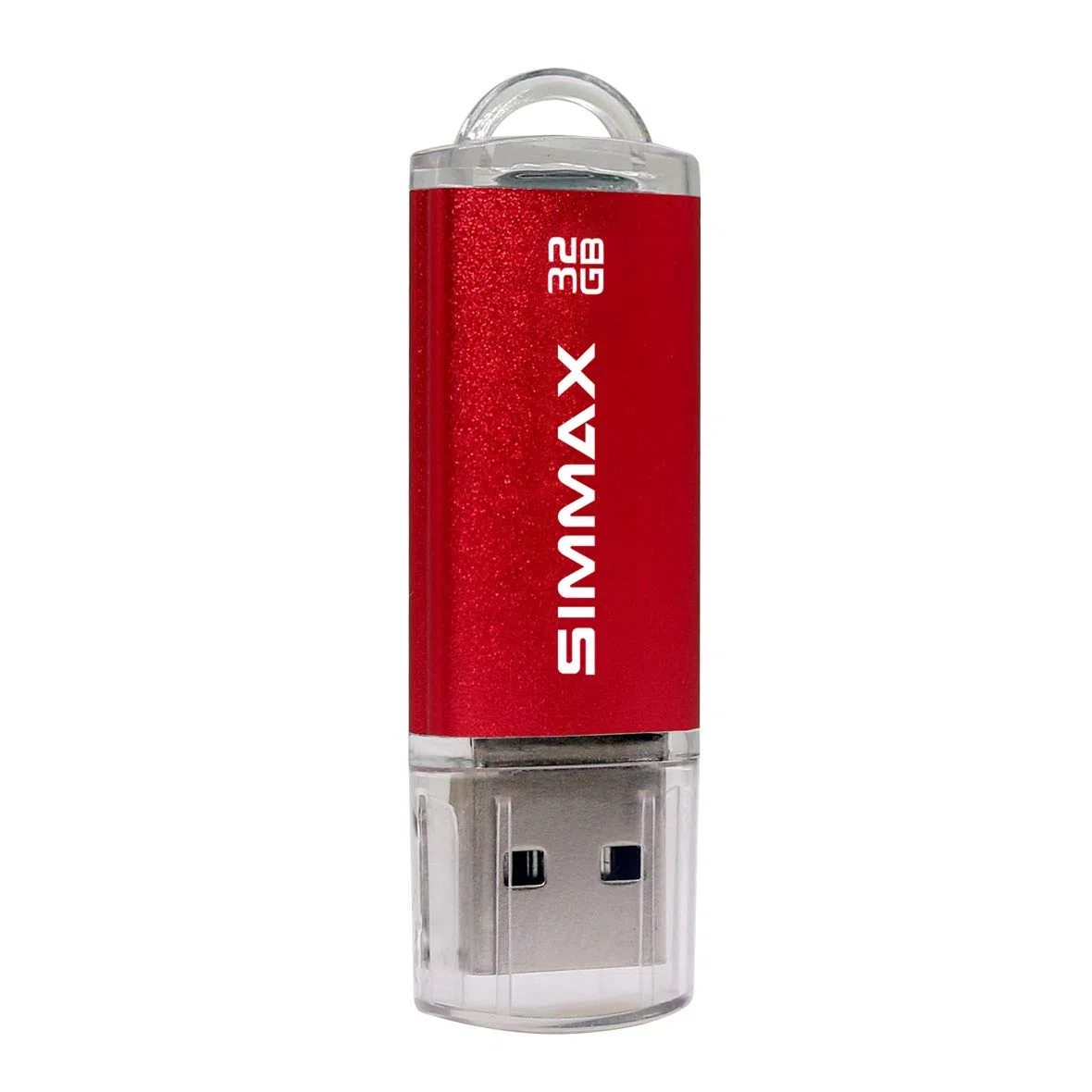 Memorias USB 2 Piezas 32GB USB 2.0 Stick Flash Drive Pendrives Almacenamiento Datos por SIMMAX (32GB Rojo Púrpura)