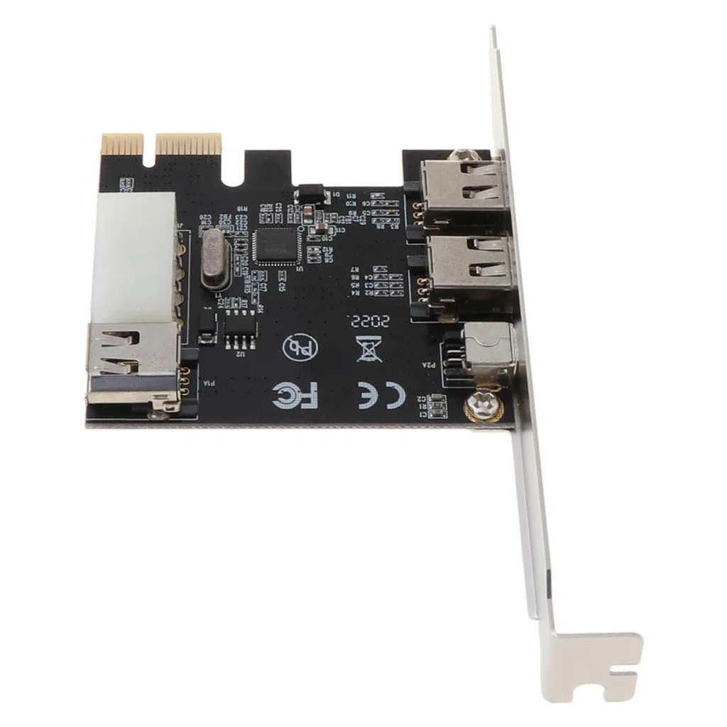 Tarjeta controladora externa PCI FireWire 1394a IEEE1394 de 4 puertos para Windows XP/Vista/7 32/64 bits con cable Firewire tarjeta de video USB 3.0