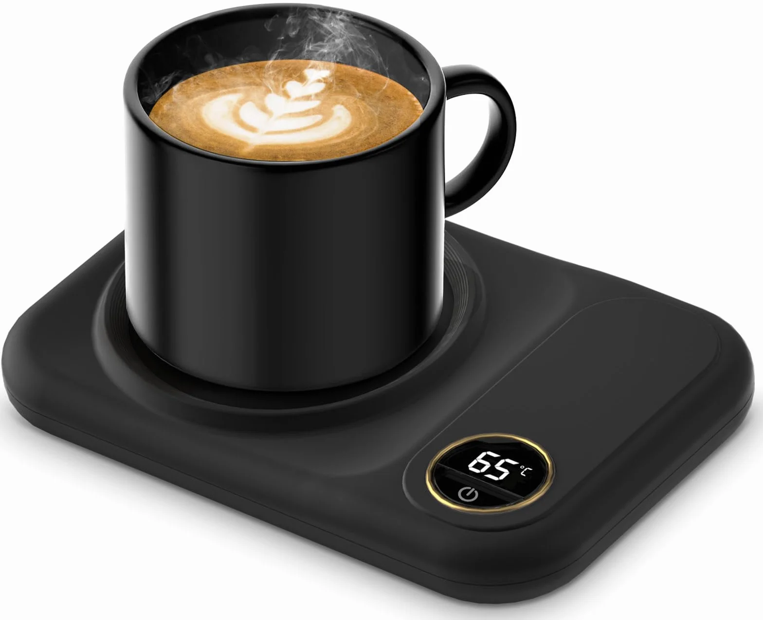 Calentador de café eléctrico con USB, 3 niveles de temperatura de 45 °C, 55 °C y 65 °C, calentador de bebidas eléctricas USB para café