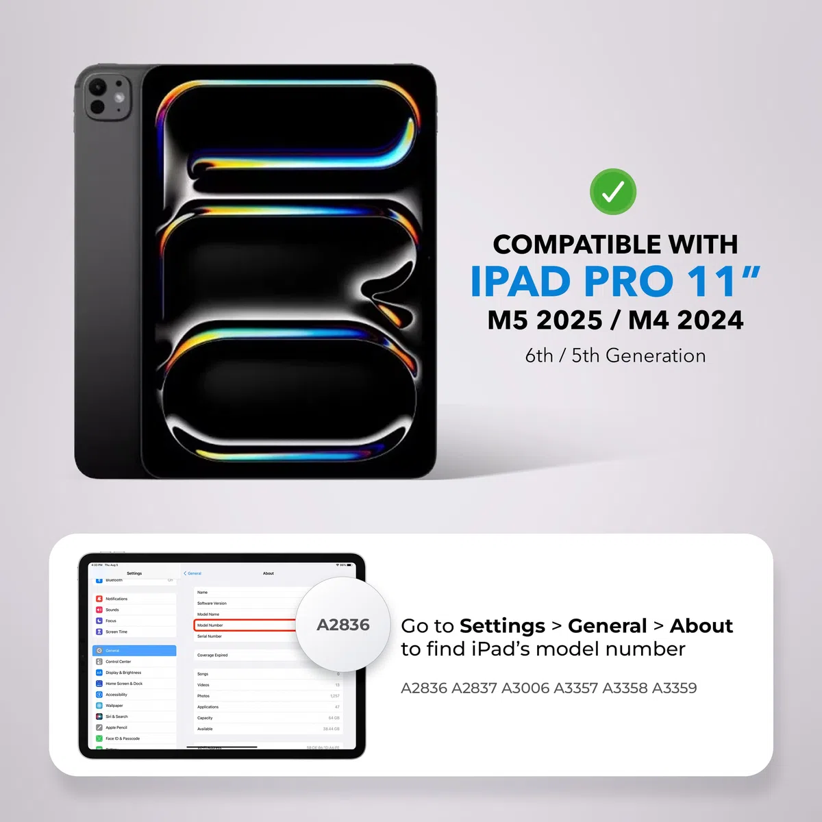 Deppa Protector de Pantalla para iPad Pro 11" M5/M4 (2025/2024, 6ª/5ª Generación) – Kit de Instalación Fácil, Anti-Reflejos, Compatible con Face ID y Apple Pencil, Resistente a Arañazos