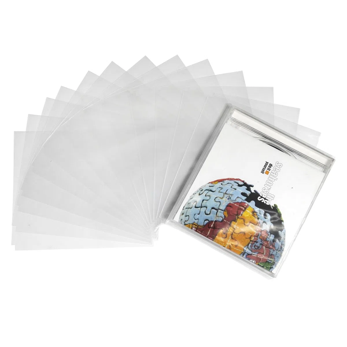 50 fundas exteriores para CD/DVD de 3 mil, de plástico, transparente, a prueba de polvo, antiestáticas, adecuadas para almacenamiento y protección de CD y DVD
