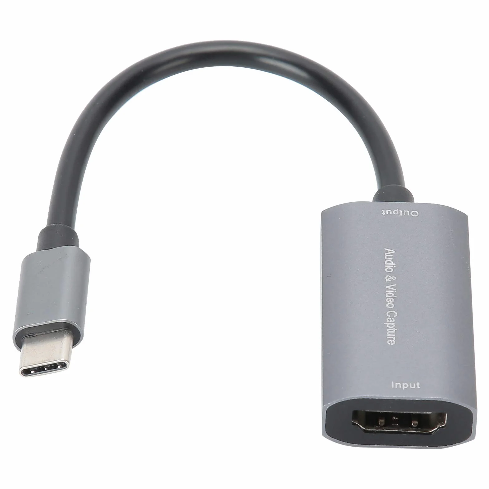 Tarjeta de Captura de Video USB C HDMI a USB C 4K 1080P, Game Live Silver Grey Free Drive Z29A, Tarjeta de Captura de Video para teléfonos móviles, Consolas de Juegos, decodificadores, cámaras